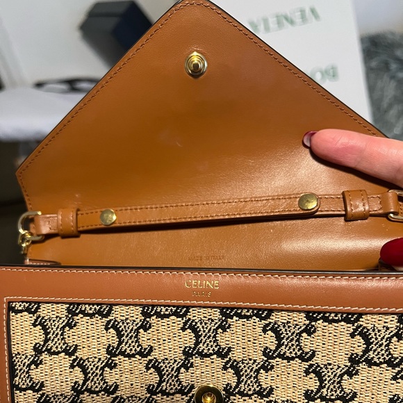 Authentic Celine Triomphe wallet on chain - Picture 3 of 4